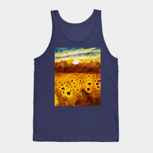 Sunflower Fields Tank Top